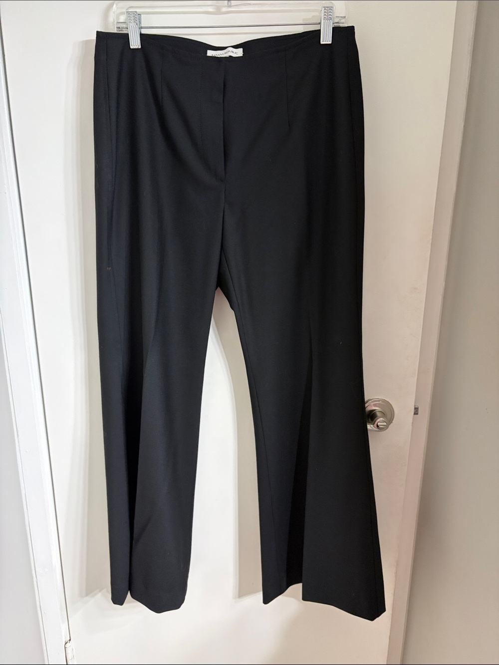 Banana Republic Black Boot-Cut Dress Pants